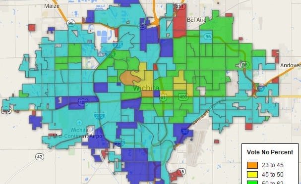 Wichita sales tax election map