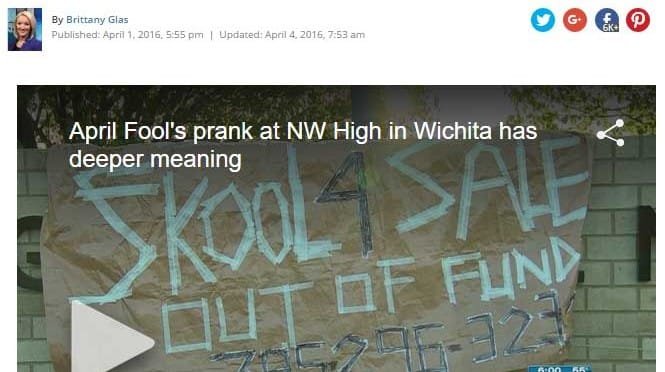 Northwest High prank, some underlying facts