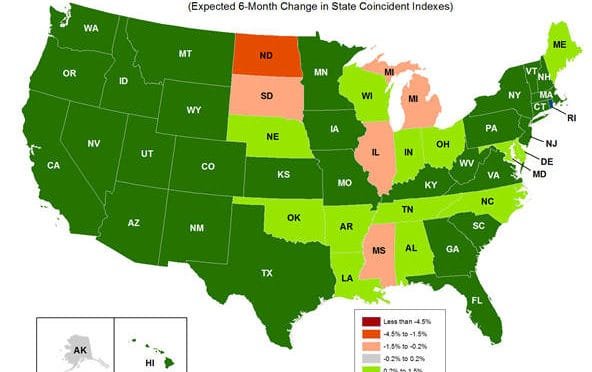 Economic indicators for the states