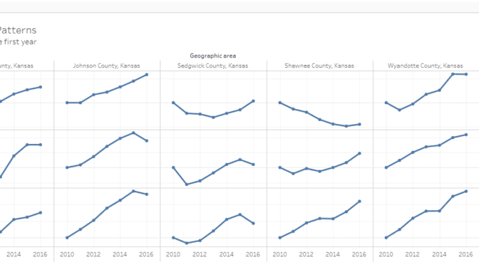 Business patterns in Kansas counties