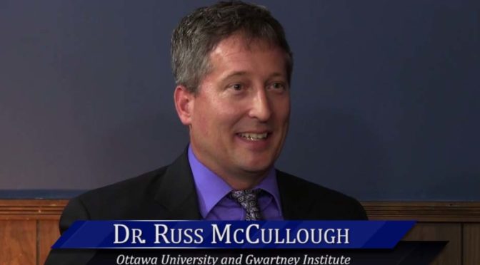 WichitaLiberty.TV: Russ McCullough, Ottawa University and Gwartney Institute