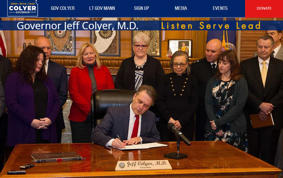 From Pachyderm: Kansas Governor Dr. Jeff Colyer
