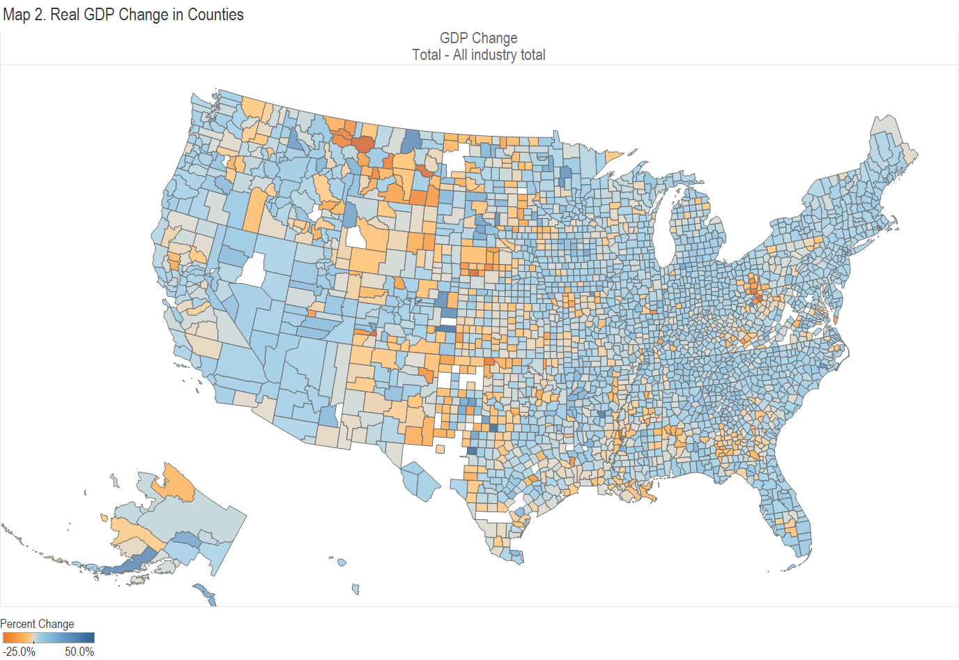 Gross Domestic Product by County and Industry