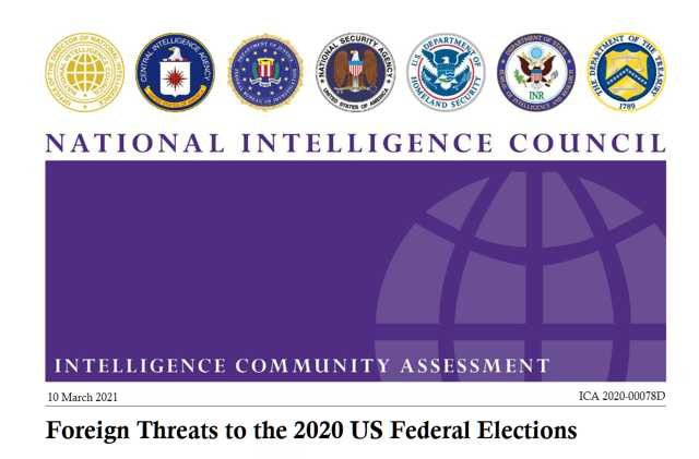 Foreign Threats to the 2020 US Federal Elections