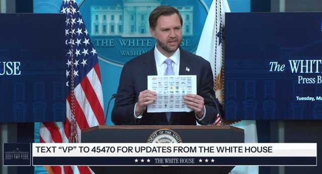 JD Vance White House Briefing: Iran Ultimatum & Lawfare Fund