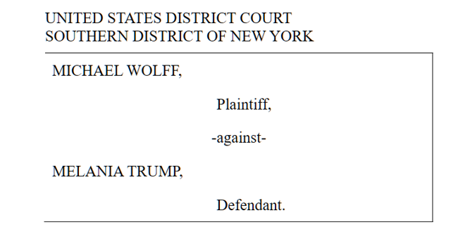 Wolff v. Melania Trump Dismissed: What the Court Decided