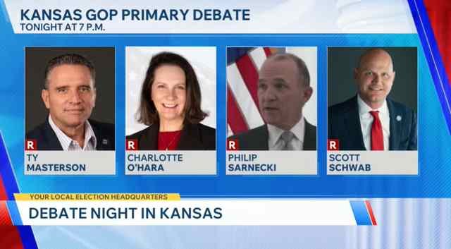 Kansas Republican Governor Debate Transcription June 5, 2026