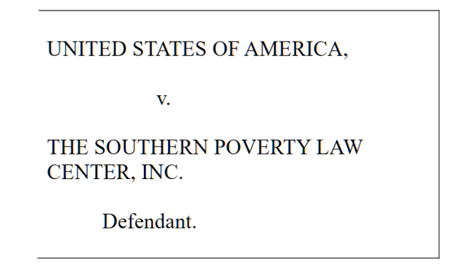 Southern Poverty Law Center Vindictive Prosecution: Motion to Dismiss Explained