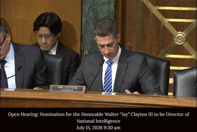 Senate Intelligence Committee Grills Jay Clayton on the 2020 Election — and He Still Won’t Say Who Won